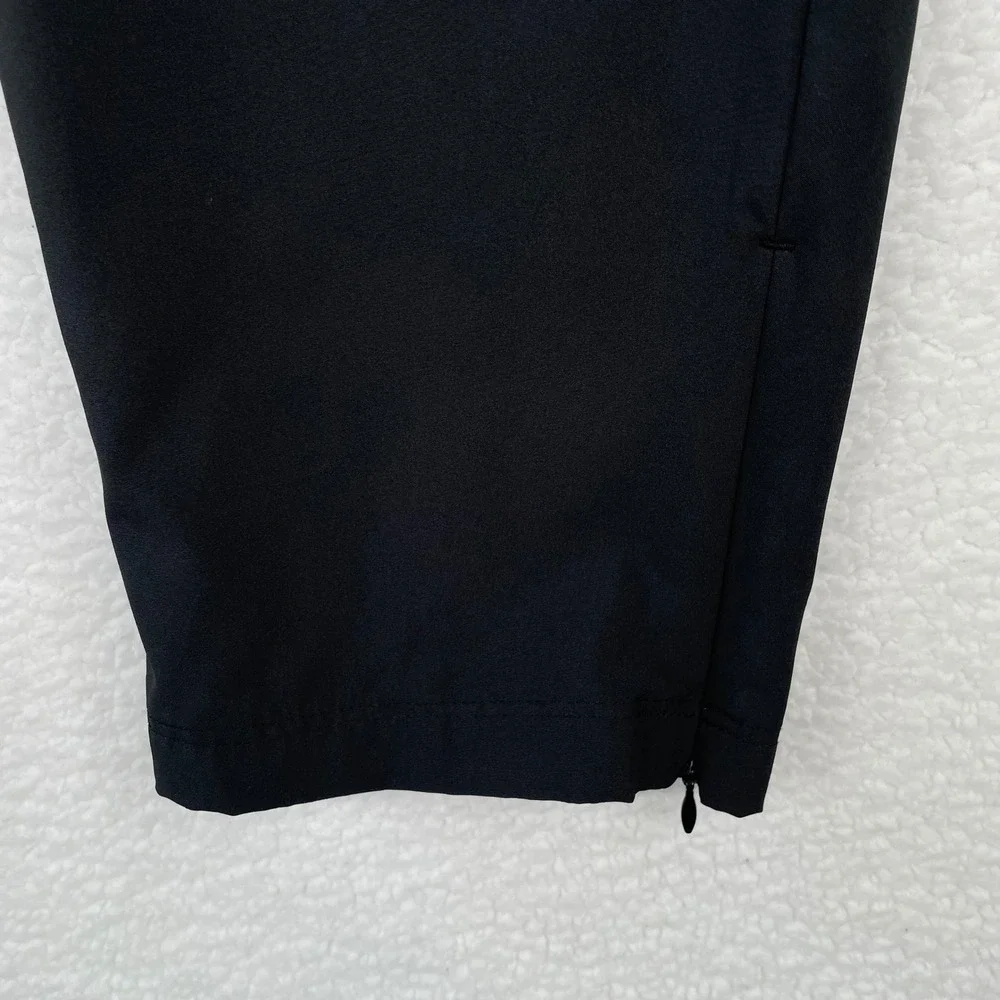 Tommy Bahama Everyday Active Black Ankle Pants Womens XL Stretch Zipper Hem XL